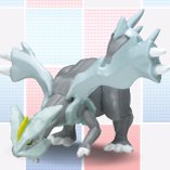 Kyurem Strap Figure - Pepsi Nex Promo Pokemon BW Black White Best Wishes Mini Charm Nintendo Japan