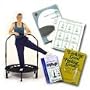Cellerciser� Half-Fold Rebounder Mini-Trampoline w/ Balance Bar By David Hall