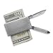 Stainless Steel Money Clip with Nail File and Pocket Knife