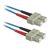 Cables to Go - Patch cable - SC multi-mode (M) - SC multi-mode (M) - 33 ft - fiber optic - 62.5 / 125 micron - blue