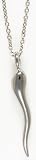 Italian Horn Charm Silver Plated 18