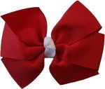 21xX6bvSjVL. SL160  Posies Accessories Big Grosgrain Hair Bow Red and White Reviews