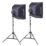 Interfit Photographic Super Cool-lite Continuous Fluorescent 2 Head Lighting Kit