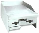 12in Nat Gas Concession Flat Griddle Manual 16 Deep Plate ACCG-12NG