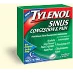 Lil Drug Store 53014 Tylenol Sinus Congestion And Pain Severe