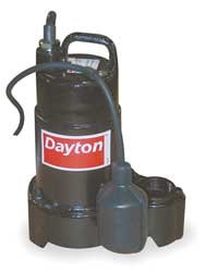 Dayton 4HU74 Pump, Effluent, 1/2 HP