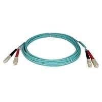 Tripp Lite N806-01M 10Gb Multimode Duplex 50/125 LSZH Aqua Fiber Patch Cable SC/SC - 1M (3ft)