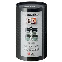 Order LG AG-F216 Cinema 3D Glasses Family Pack (6-Pairs) for 2011 LG 3D LED-LCD HDTVs
