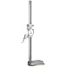 Fowler 52-170-012 Stainless Steel Dial Height Gage with Satin Chrome Finish, 0-12 Measuring Range, 0.001" Graduation