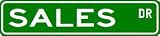 SALES Street Sign ~ Custom Street Sign - Aluminum - 9 x 36 inches SALES Street Sign ~ Custom Street Sign - Aluminum - 9 x 36 inches