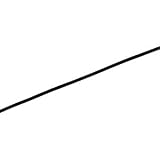 Sterling Silver Black Leather Cord - 16 inches