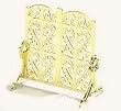 Dollhouse Miniature Elaborate Brass Fireplace Screen