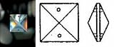26 mm 30% Lead Crystal Square #2020-26
