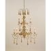 Currey & Company 9975 Traditional / Classic LaBella Gold Leaf 9 Light Royalty Chandelier