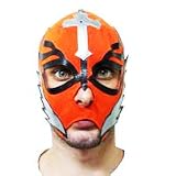 Masque Rey Mysterio ( Orange & Argent )