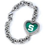 Michigan State Spartans Ladies Heart Watch