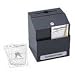 Safco Steel 7 x 6 x 8 1/2 Inch Suggestion/Key Drop Box with Locking Top (4232BL)