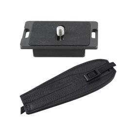 Camdapter Manfrotto Neoprene Adapter with Black ProStrap, Fits 3157N Plate, RC2-Type QRs