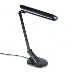 Electrix Illumination 7255-BK High-output fluorescent desk lamp, adjustable, 20 high, matte black