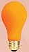 Bulbrite 106560 - 60A/CO - Orange 60 Watt A19 Colored Light Bulb