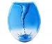 Abattant Toilette WC - en Mélamine - Bleu - Tornade d'eau - Neuf