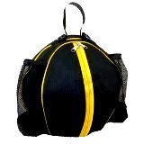 Der&Dies 2 in 1 mutifunktionale und schicke Fußballtasche Sporttasche Sportrucksack für Trainieren und Fitness(Geeignet nicht nur für die Erwachsene sondern auch für Kinder)(Gelb-Schwarz)