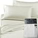 Drap Plat 230x260cm, 120 fils/cm². Coton ultra doux d'Egypte de première qualité (percale). Couleur crème.