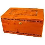Humidors-Table Top- Oro Gold Humidor - Birdseye Maple Burl - Wood Inlay