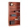 HON 1890 Series Bookcase, 6 Shelves, 36w x 11-1/2d x 72-5/8h, Henna Cherry