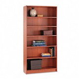6 Shelf Bookcase - Henna Cherry by United Stationers