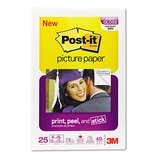Post-it Picture Paper, 4 Inches x 6 Inches, High Gloss Finish, 25 Sheets per Pack