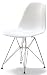 Charles & Ray Eames Style Style DSR Eiffel Dining Lounge Chair (White)