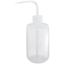 Nalgene Low-Density Polyethylene Economy Wash Bottles with Polypropylene Screw Closure/Stem and Draw Tube