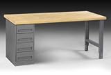 60 X 30 Workbench W/4-Drawers