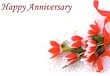 50 Memo/Enclosure/Floral/Gift Cards - Happy Anniversary Floral (MC2010)