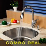 Kraus Undermount Single Basin Dispenser Combo