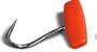Sani-Safe 5 1/2" boning hook, 1/4" diam.