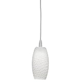 Forecast Lighting F5172 Marta White Contemporary / Modern 8.5" Shade - Line Voltage Mini Pendant from the Marta Wishes Collection