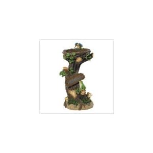 Bird’s nest solar bird feeder