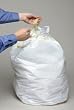 WEBSTER INDUSTRIES / WBI1DK200 / Heavy-Duty Draw/Tie Bags, Hexene Resin, 16 gal, .9mil, 24 x 27, White, 200/box / Sold as 1 BX