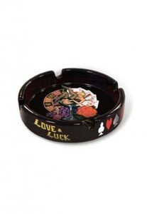 See Las Vegas Ceramic Ashtray Crystal