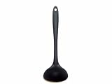 Silikon Schöpflöffel 28 cm, 260° hitzebeständig, schwarz – Silikon Kochzubehör und Küchenhelfer von Original Gerti Gundel