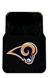 Front Rubber Floor Mats - St. Louis Rams