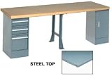 144 X 30 Extra-Long Bench - Steel Top