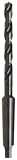 PTD23143 Precision Twist Drill 1-43/64 HSS Taper Shank Drills Black Oxide Coating 118 Degree Point