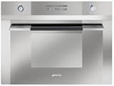 Smeg SC45VNE2 Kompakt Dampfgarer in Schwarz SC45VNE2