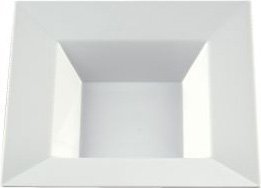 Squares 12oz Bowl, White, 10 Bowls