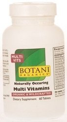 Botani Organics Multi Vitamin 60 tabs Naturally Occurring Vitamins & Mineral Supplements dietary supplement 21xc71EenKL Botani Organics Multi Vitamin 60 tabs Naturally Occurring Vitamins & Mineral Supplements