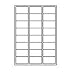 Laser Labels 24/Sheet 100sheets/Box (L3009)