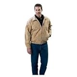 Stone Suede Leather Jacket-3X